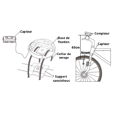 Ciclocomputer con filo Ciclosport CM 109 - Image 4