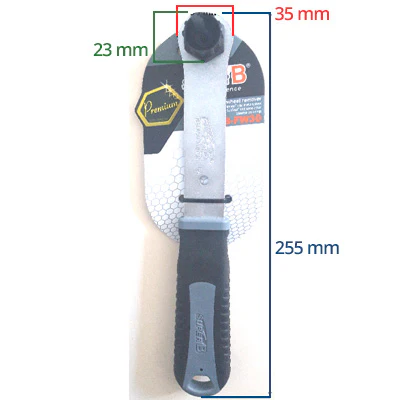 Smonta-cassetta Shimano HG con impugnatura e guida Super B TB-FW30 - Image 4