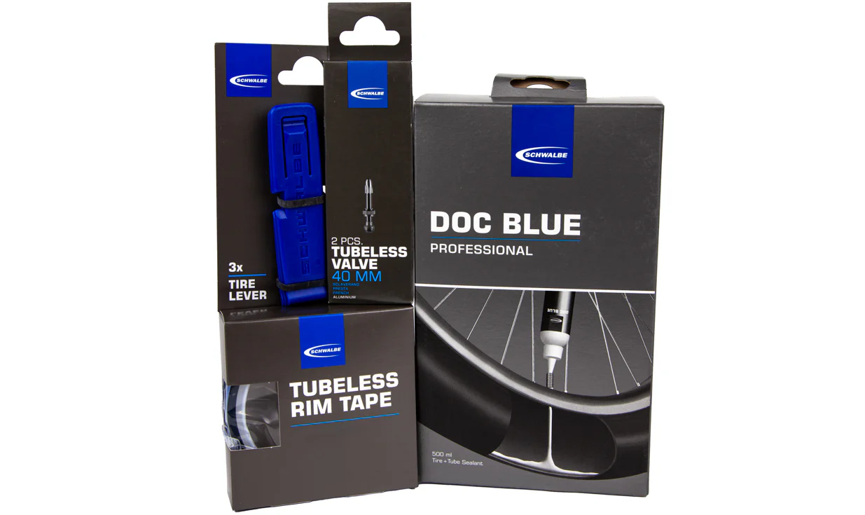 Kit di montaggio Schwalbe Tubeless - 10 m - 23 / 25 / 27 / 29 mm
