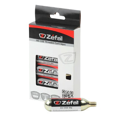 Confezione da 6 cartucce di CO2 Zéfal da 16 g filettate - Image 3