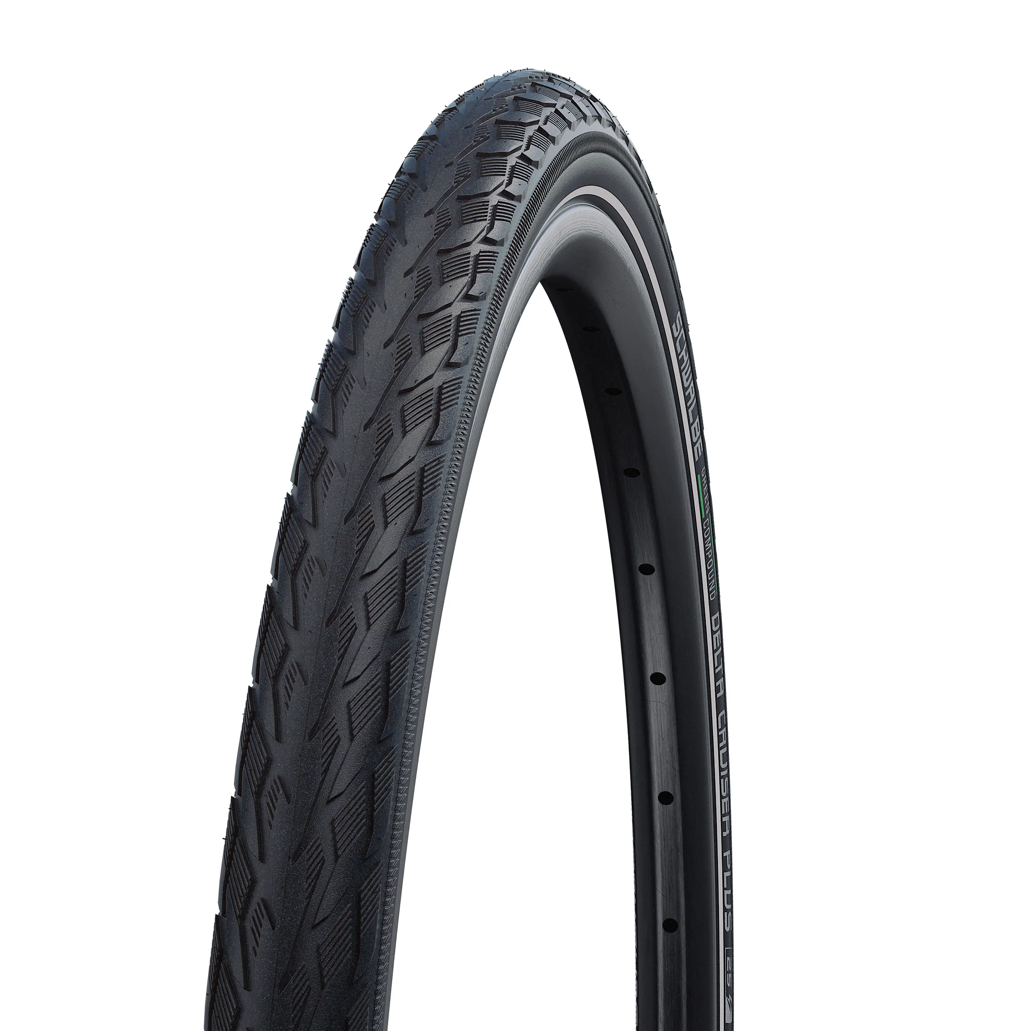 Copertone Schwalbe Delta Cruiser Plus - Mescola verde - Protezione antiforatura - Tipo camera d'aria - Image 5