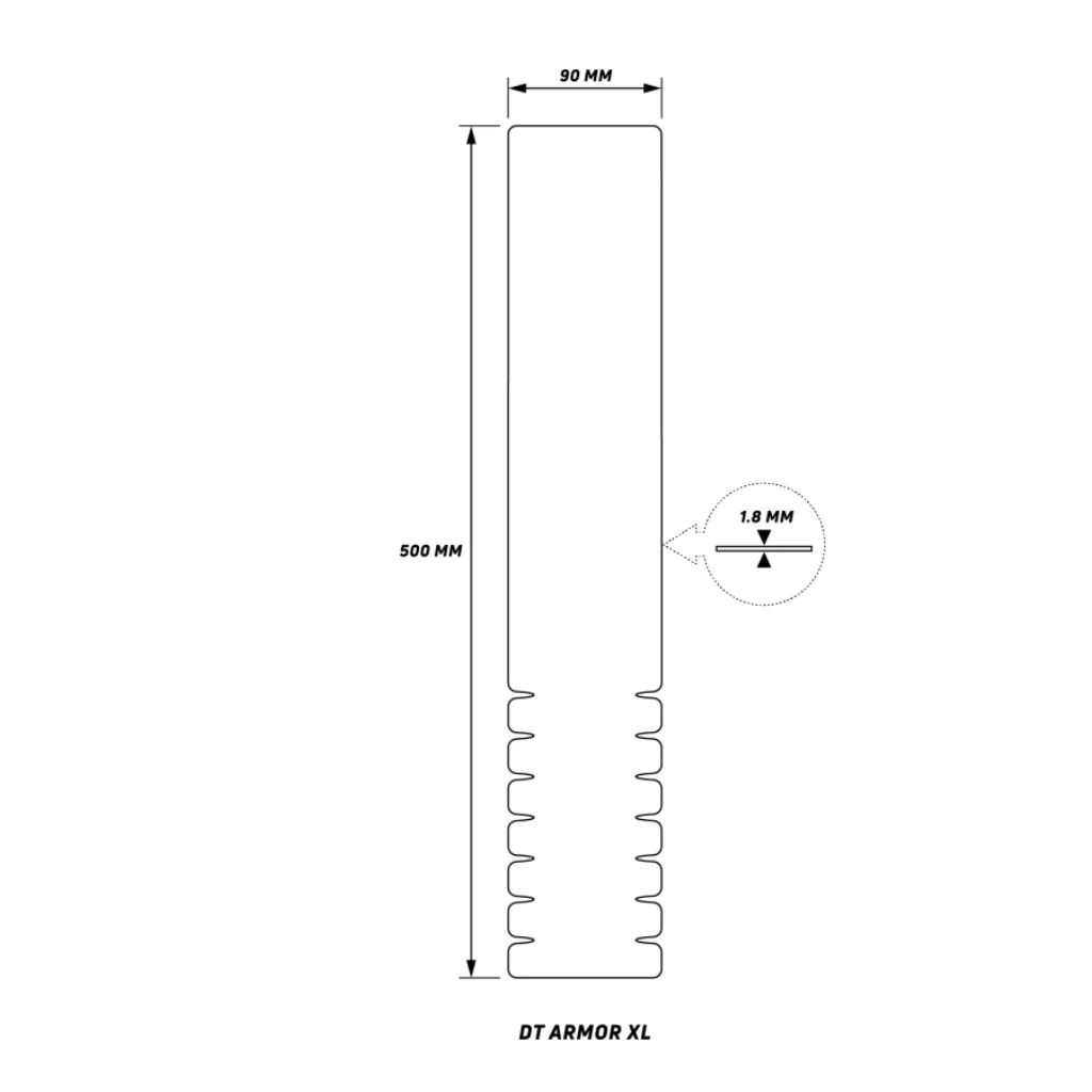 Protezione per tubo obliquo della bicicletta MTB DT Armor Zefal - Image 7