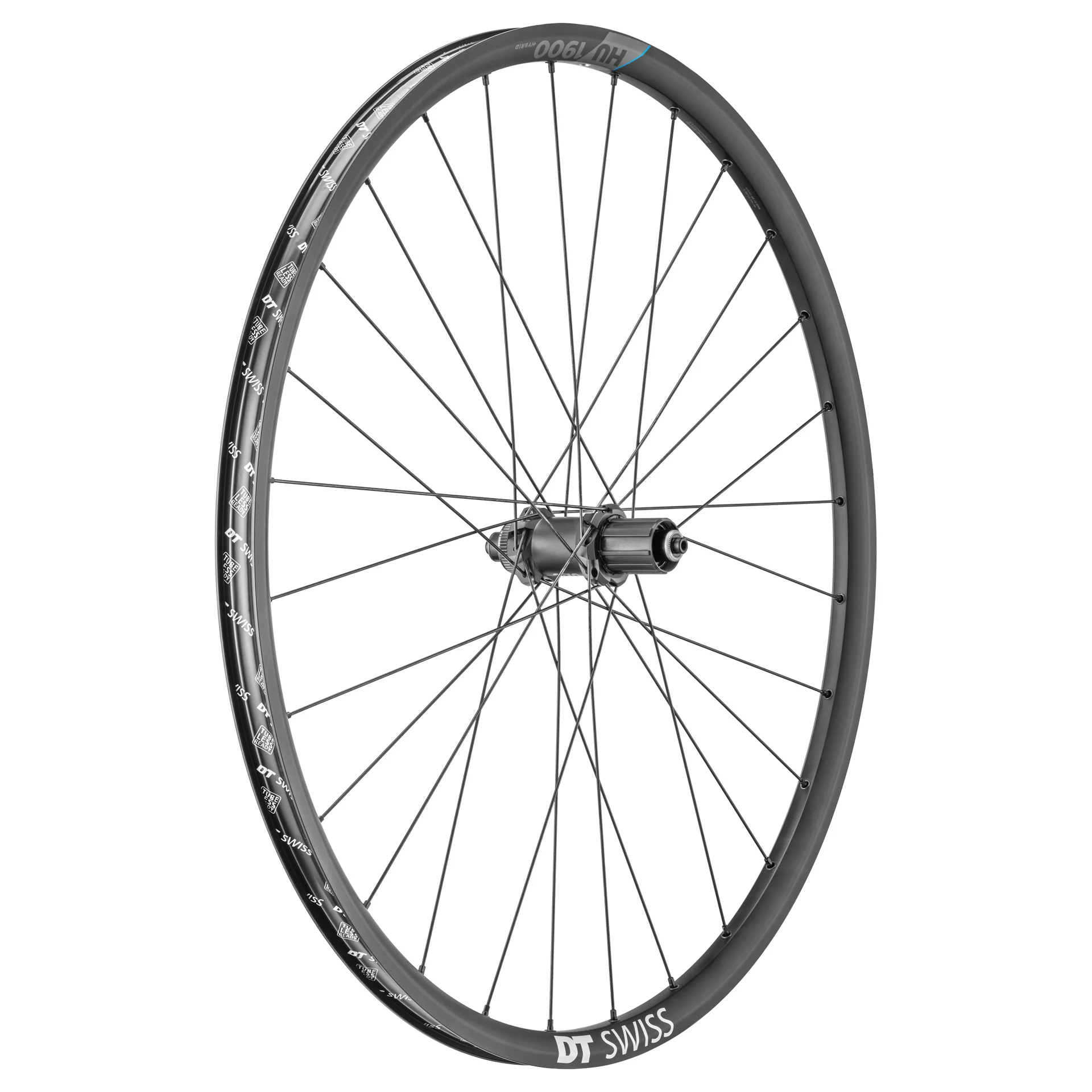 Ruota posteriore VAE DT Swiss HU 1900 Spline in alluminio - Tubeless Ready