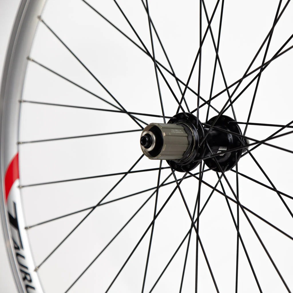 Remerx Taurus 5014 7/8/9 V cassetta ruota posteriore per bici da stradaAlluminio - con pneumatici - Image 4