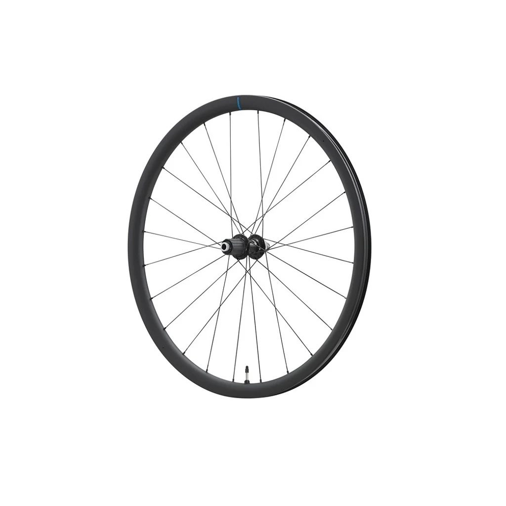 Ruota posteriore per bici da strada in carbonio Shimano RS710-C32 - Tubeless Ready - Center Lock