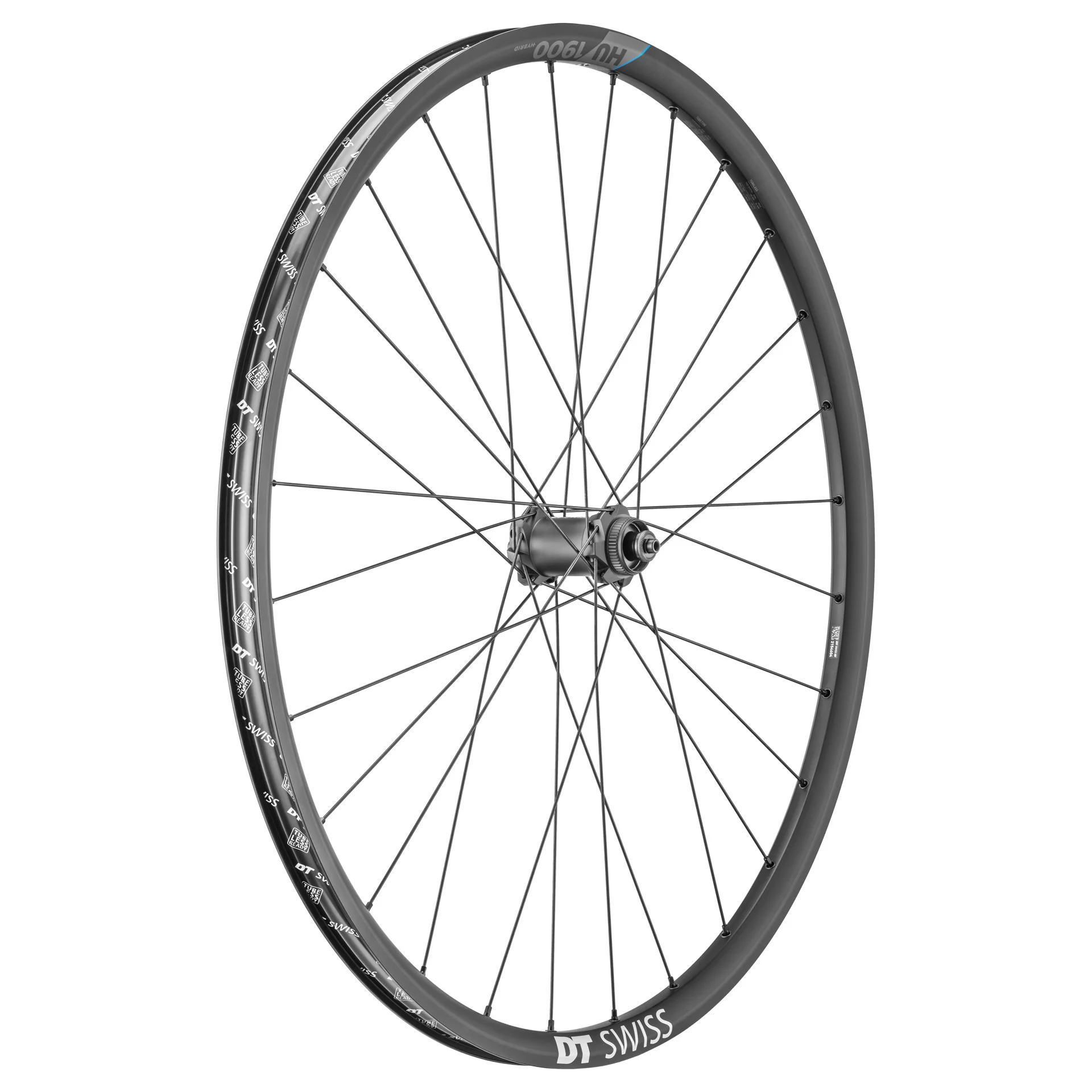 Ruote E-Bike DT Swiss HU 1900 Spline Aluminium - Tubeless Ready - Image 3